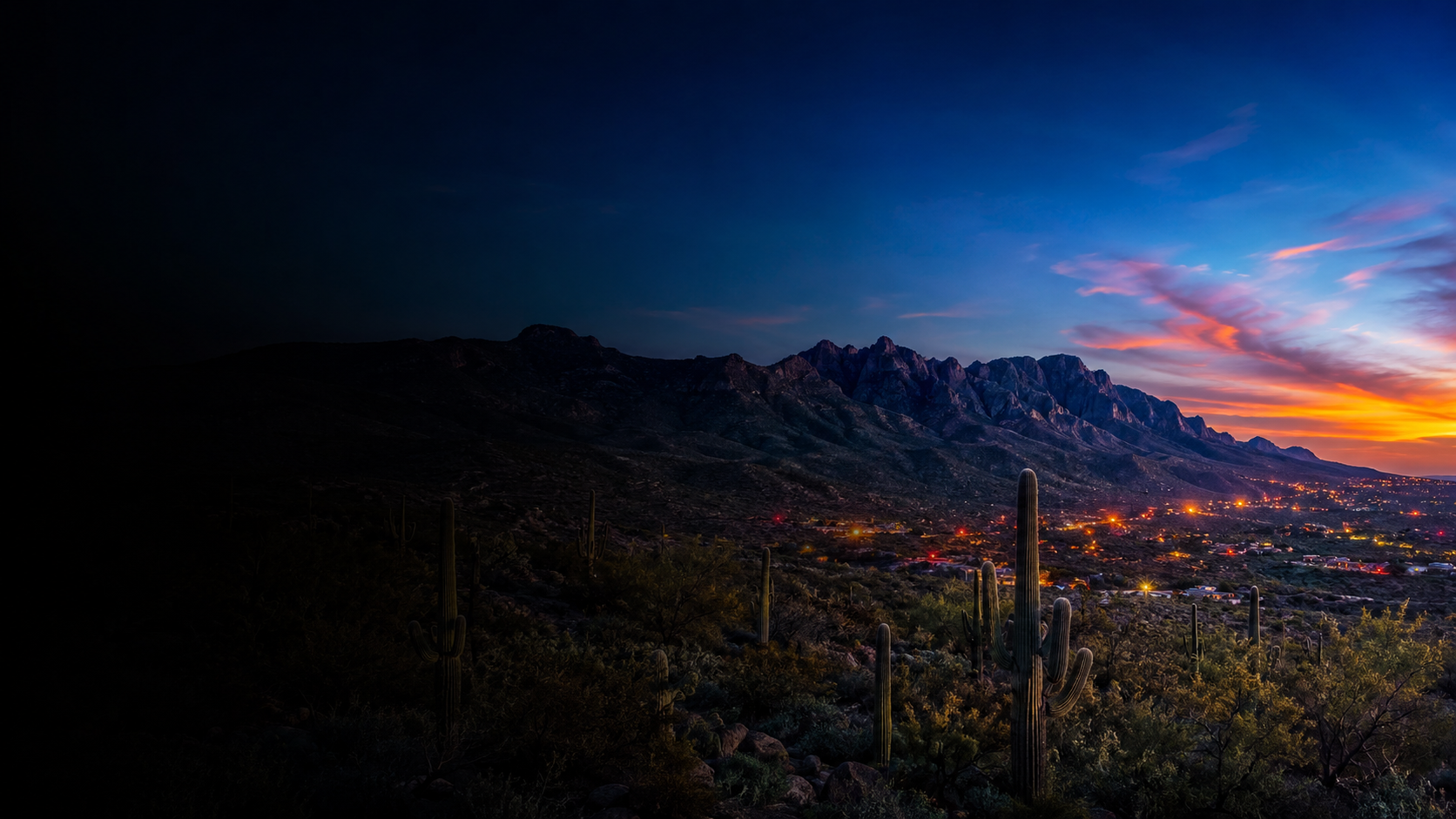Tucson and Oro Valley in the Sonoran Desert